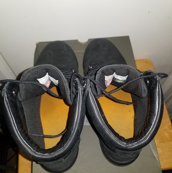 Timberland 6-Inch Waterproof Field Boot Black Nubuck Men's Boots - Picture 6 of 13